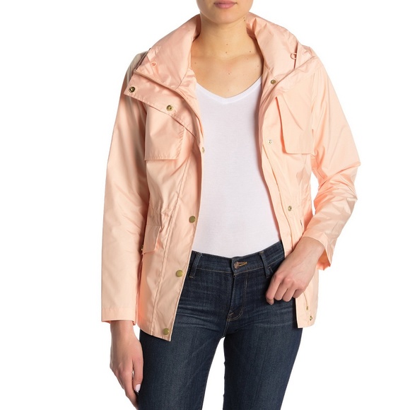 NEW Cole Haan Packable Raincoat - Picture 5 of 8